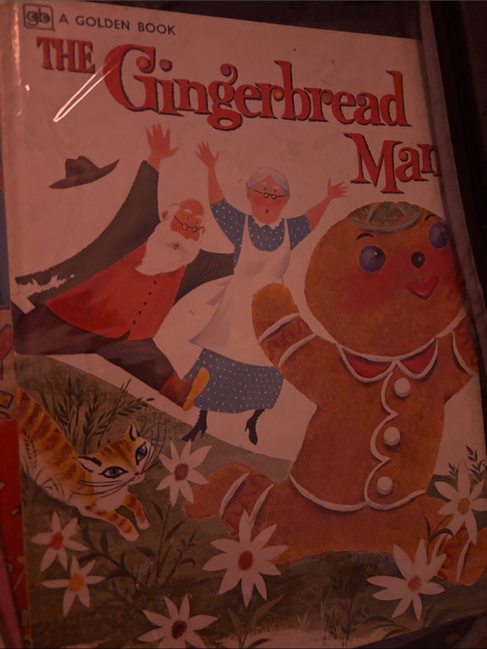 The gingerbread man 1978 vintage jumbo golden book